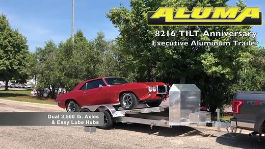 22 reactions | The Aluma 8216 Tilt Executive trailer video. | Aluma Trailers | Facebook