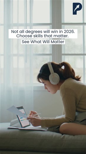 PrimePathway on Instagram: "Not all degrees will “survive” in 2026. Not because education is useless — but because the job market rewards skills + proof of work, not certificates alone. Most people choose courses based on: ❌ trends ❌ hype ❌ what friends are doing But recruiters shortlist candidates based on: ✅ skills that match the role ✅ projects that prove capability ✅ tools that companies actually use Here’s what we recommend at PrimePathway before you choose your next course ⬇️ (Save this be