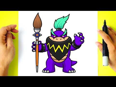 How to DRAW WONDER BOWSER JR. - The Super Mario Galaxy Movie