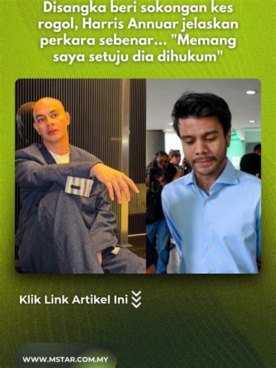 Harris Annuar Klarifikasi Dukungan Kes Rogol