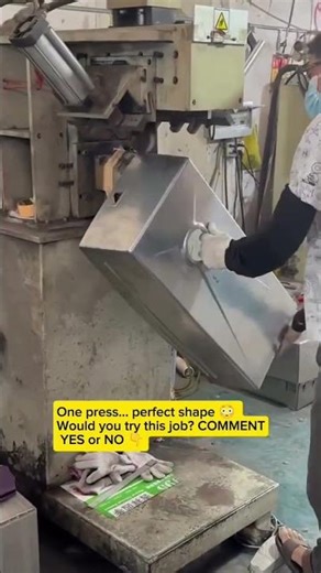 This Hydraulic Press Shapes Metal Like Butter 😱 INSANE Power! #factory #asmr #shorts