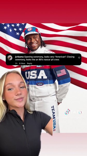 Ralph Lauren unveiled Team USA’s ceremony uniforms for the 2024 Paris Olympics 🇺🇸 #greenscreen #teamusa #teamusatryout #ralphlauren