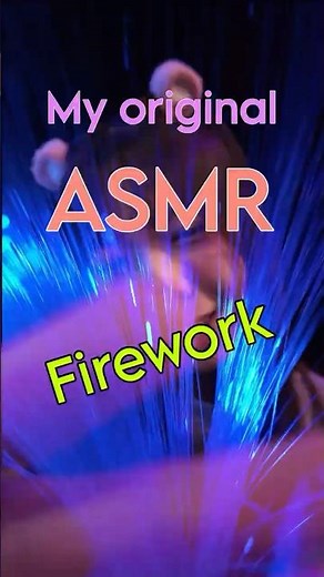 Firework one of my original trigger, Do you like this sound? #asmr #fireworks #visualasmr #relax
