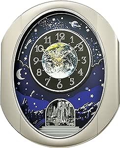 Rhythm Clocks "Peaceful Cosmos II" Magic Motion Clock