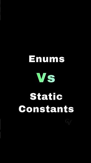 Java Enums vs. Static Constants ✍️