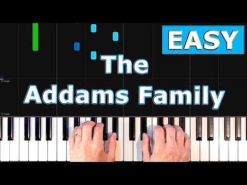 The Addams Family Theme - EASY Piano Tutorial [Sheet Music]