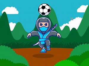 Play Ninja Head Ball | Free Online  Games. KidzSearch.com