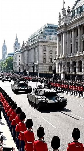 Epic British Army Parade 🇬🇧🔥 Challenger 2 Tanks & Soldiers in London