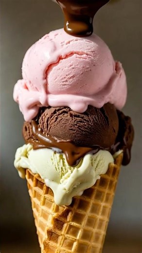 Delicious | Big and Soft Ice Cream ASMR #asmrfood