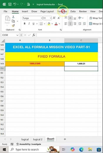 Excel FIXED Function Explained (Part 91) | Format Numbers with Decimals in Excel