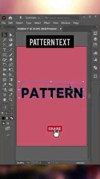 Make Stunning Pattern Designs in Illustrator in Just Minutes #shorts #trending #viral #pattern