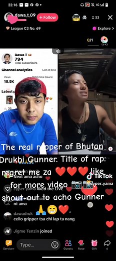 Drukbi Gunner: Regret Me Za - The Real Rapper of Bhutan