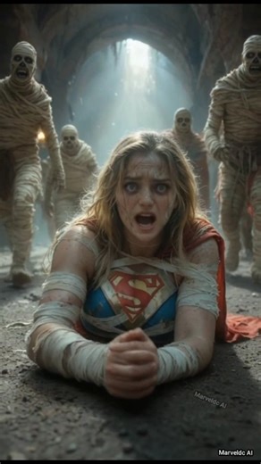 MarvelDC AI | The dangerous mummies tied Supergirl up with bandages and performed a ritual 😦👿🥺 #supergirl #shorts #reel #aiart #aivideo | Instagram
