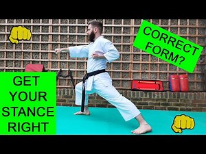 Karate STANCE Tutorial - Get your stance RIGHT!