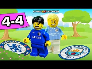 What a Game ⚽ Chelsea 4-4 Manchester City 😲 in Lego Football