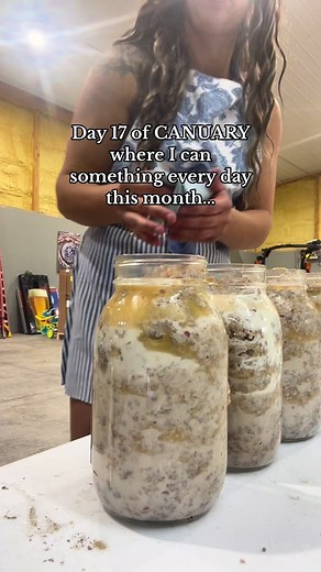 CANUARY day 17 - sausage gravy. It’s rebel canning - if that ain’t your thing, don’t do it. #canningandpreserving #canning #rebelcanning #homestead #urbanhomestead #sausagegravy #recipe #canuary #canningmeat #pressurecanning #selfsufficiency