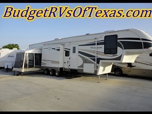 Titanium Toy Hauler 36E41MPRI BY Glendale RV Complete With A Screened In Patio!
