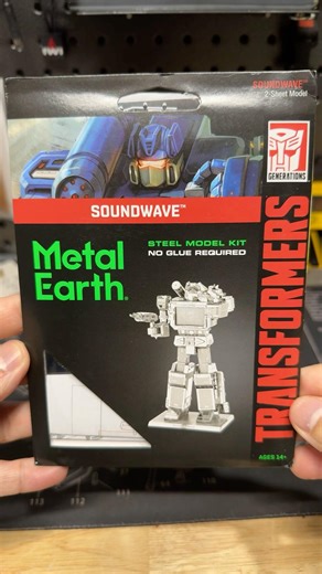 Metal Earth Soundwave 😱 #trqns #transformers