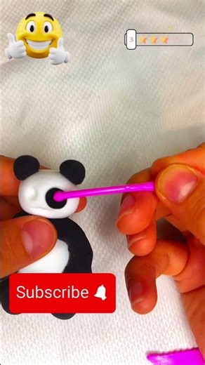 Cute Panda Clay Figure | Easy Step-by-Step Tutorial