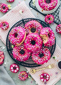 Baked Vegan Donuts (no yeast, easy, healthy)
