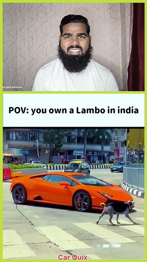 8.7K views · 16 reactions | You own a Lambo in India  #luxurycars #supercars #carlovers #BMW #bmwlife #automobile | CarQuix | Facebook