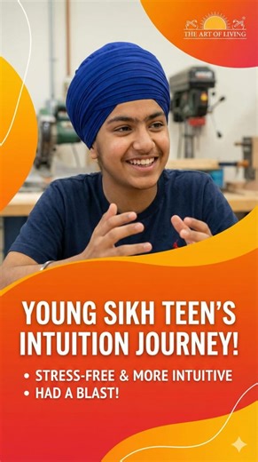 Rajendra Singh Gandhi | Ranjot young teen from Nanded sharing his journey of doing ART OF LIVING INTUTION COURSE In a world full of distractions, teens are... | Instagram