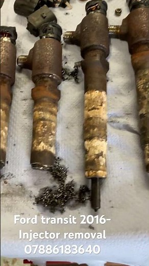 Ford transit euro 6 injectors removal