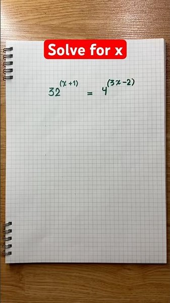 Hardest SAT Math Exponential Equation #math #satmath #mathhacks