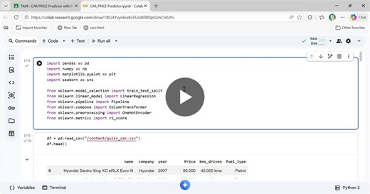#machinelearning #datascience #python #mlproject #internpe #learning | Marapu purvaja