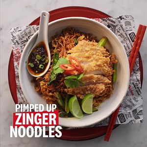 478 reactions · 95 shares | Zinger. Mi Goreng. Together at last....