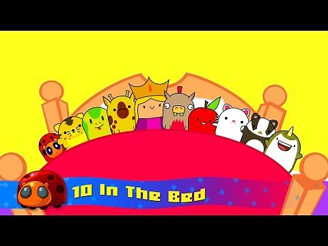 10 In The Bed - Nursery Rhymes For Kids - JellyBug