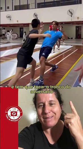 Jogo de esgrima para escola #educacaofisicaescolar