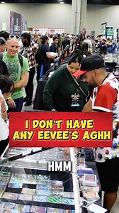 She wanted a Eevee!! #tcg #tradingcards #collectacon #pokemontcg #vendorpov #collection #pokemon | Pack Battle