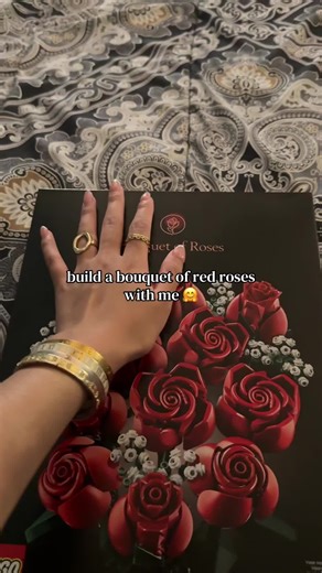 Build a Stunning Red Roses Bouquet with LEGO