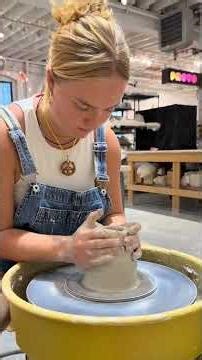 the clay on my forehead the whole time dragonflyceramics... #Shorts #dragonflyceramics