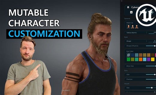 Mutable 示例项目 - 在虚幻引擎5中轻松自定义角色