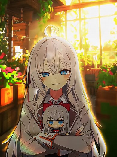 Download wallpapers in the bio 🌇✨ | The gentle Alisa Mikhailovna Kujou from Tokidoki Bosotto Russia-go de Dereru Tonari no Alya-san in a warm and cozy moment •4K quality with soft lighting and warm tones •Live Wallpaper for smartphone •Calm and cozy anime vibes ✨ A gentle smile… like the warmth of a perfect sunset 💛🌿 #Alya #Roshidere #AnimeWallpaper #4KWallpaper