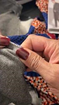 Adding the lining to my jean jacket.