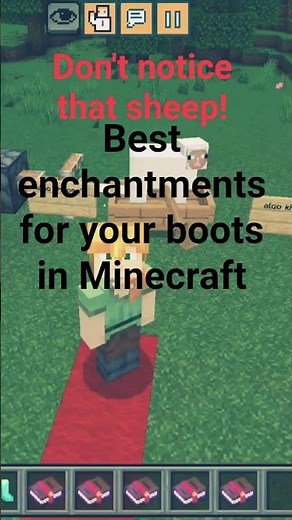 best enchantments for your boots in Minecraft 👍🔥💯🤩| minecraft tutorial |#minecraftguide #minecraft