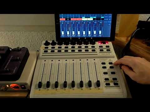 Connect BCF 2000 to Behringer XR18 via MIDI.