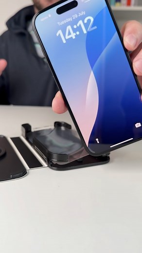 Tech Drop on Instagram: "I tested this @esrtech.official screen protector to it’s limit and the results will blow your mind 🤯 The special accessory glass by Corning makes it 10x more stronger 💪🏻 It’s also impossible to mess up the application thanks to the UltraFit tray 🤩 You can check it out through the 🔗 in my bio 🤑 #tech #techfinds #producttesting #esrscreenprotector #esrtech #esrultrafittray #iphonescreenprotector #amazonfinds #tiktokmademebuyit #lifehack"