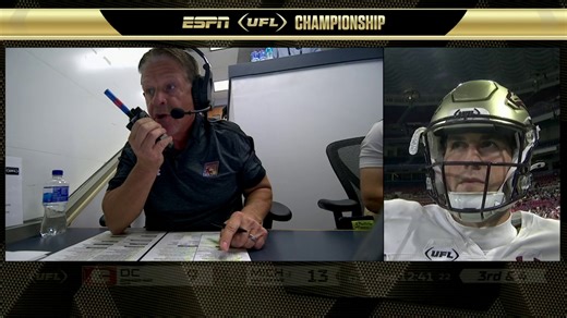 Danny Etling mic'd up for the play call 🎤 UFL | NFL on ESPN