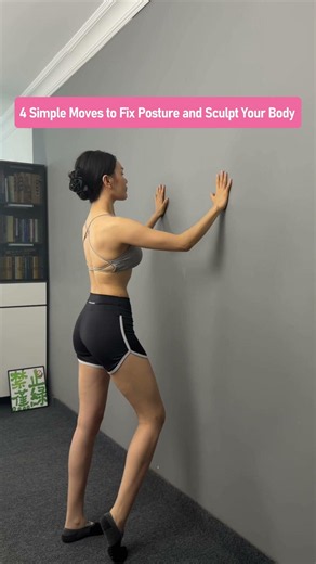 4 Effective Wall Moves for Full Body Toning and Posture Correction at Home