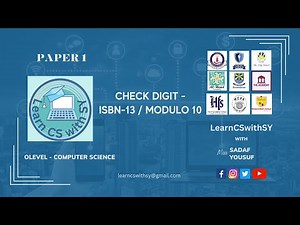 2.2 Modulo 10: The Key to ISBN-13 Check Digit Calculation - Paper 1|Check digit calculation-ISBN-13