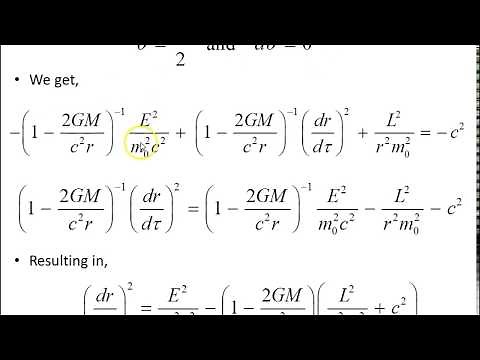 Schwarzschild geodesics - 1
