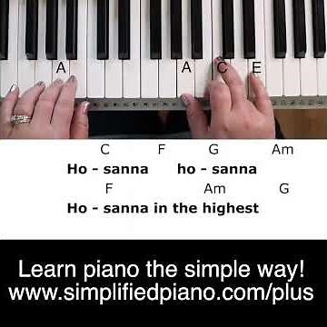 Hosanna Piano Tutorial