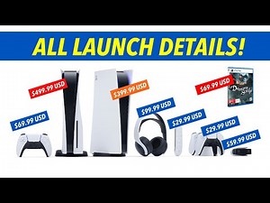 ALL PS5 Launch Details! (Pre-Orders, Price, Launch Titles and More!)