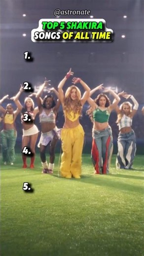 TOP 5 Shakira Songs Of All Time