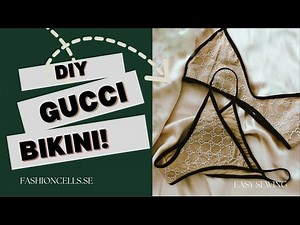 DIY Designer Bikini! | Easy Swimwear Sewing Tutorial
