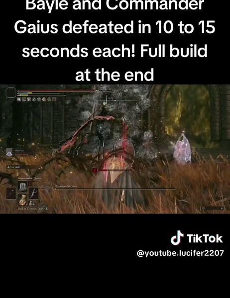 Bayle and Commander Gaius Cheese! Full Build in Video | Elden Ring 2024